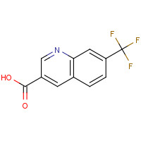 71082-51-4 7-(TRIFLUOROMETHYL)QUINOLINE-3-CARBOXYLIC ACID chemical structure