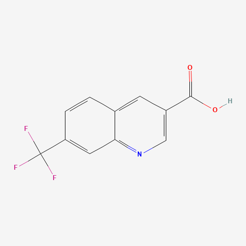 71082-51-4 7-(TRIFLUOROMETHYL)QUINOLINE-3-CARBOXYLIC ACID chemical structure