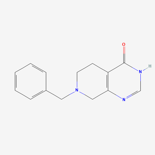 62458-96-2 7-BENZYL-5,6,7,8-TETRAHYDRO-3H-PYRIDO[3,4-D]PYRIMIDIN-4-ONE HYDROCHLORIDE chemical structure