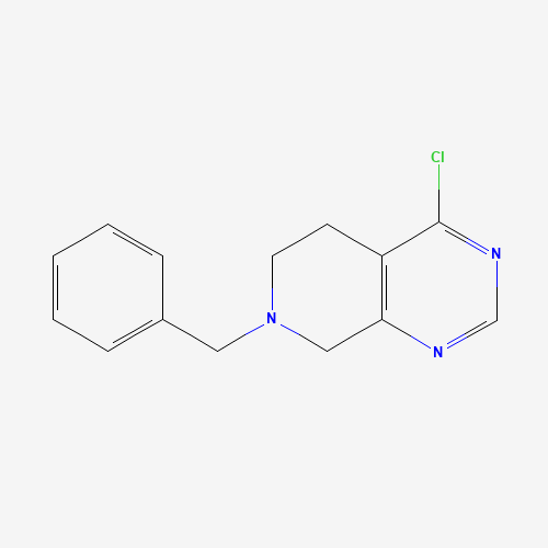 192869-80-0 7-BENZYL-5,6,7,8-TETRAHYDRO4-CHLORO-PYRIDO[3,4-D]PYRIMIDINE HYDROCHLORIDE chemical structure