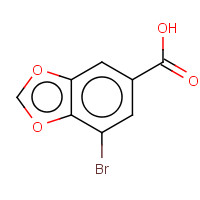 66799-93-7 7-bromobenzo[d][1,3]dioxole-5-carboxylic acid chemical structure