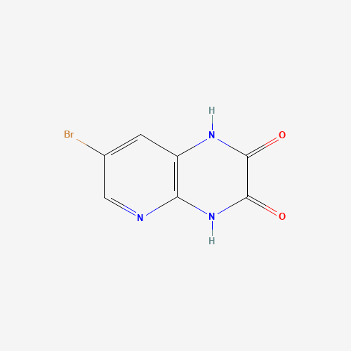 168123-82-8 7-BROMOPYRIDO[2,3-B]PYRAZINE-2,3(1H,4H)-DIONE chemical structure