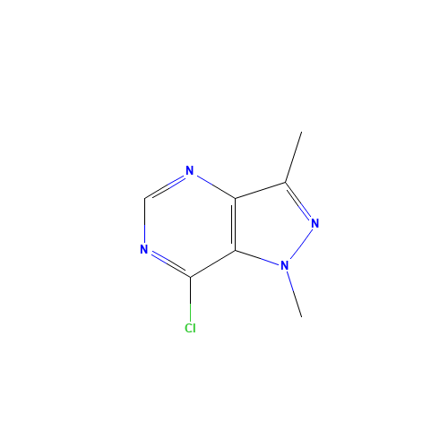 89239-18-9 7-chloro-1,3-dimethyl-1H-pyrazolo[4,3-d]pyrimidine chemical structure