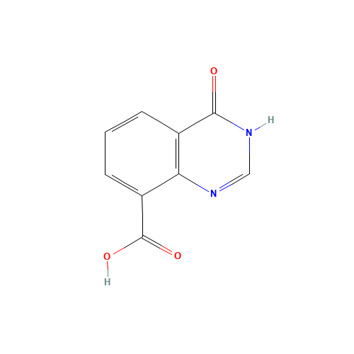 19181-77-2 8-Quinazolinecarboxylic acid,3,4-dihydro-4-oxo- chemical structure