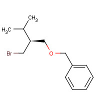 172901-00-7 1-(((S)-2-(Bromomethyl)-3-methylbutoxy)methyl)benzene chemical structure