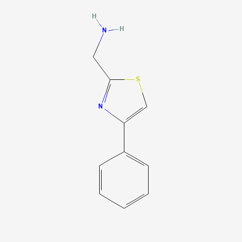 90916-45-3 C-(4-PHENYL-THIAZOL-2-YL)-METHYLAMINE chemical structure