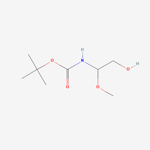 113525-88-5 Carbamic acid,(2-hydroxy-1-methoxyethyl)-,1,1-dimethylethyl ester (9CI) chemical structure