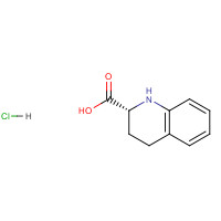 75433-76-0 D-1,2,3,4-TETRAHYDRO-QUINOLINE-2-CARBOXYLIC ACID HYDROCHLORIDE chemical structure