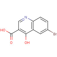 98948-95-9 6-BROMO-4-HYDROXYQUINOLINE-3-CARBOXYLIC ACID chemical structure