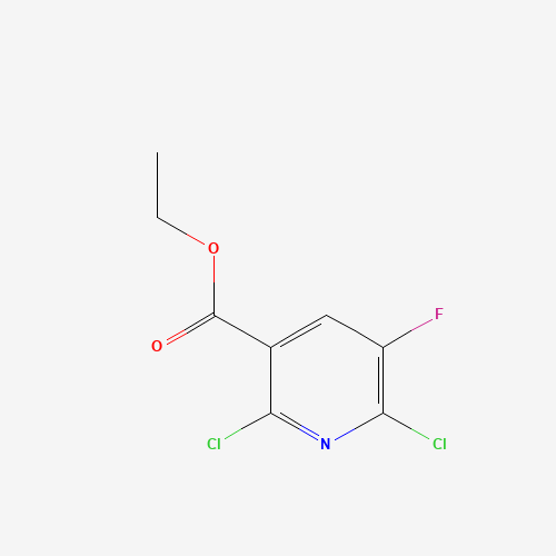 82671-03-2 ethyl 2,6-dichloro-5-fluoropyridine-3-carboxylate chemical structure