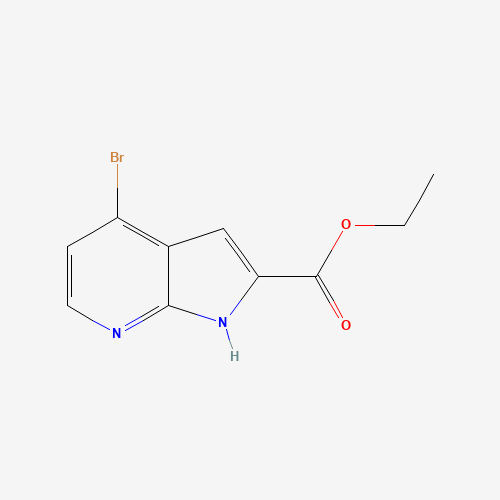 942920-55-0 ethyl 4-bromo-1H-pyrrolo[2,3-b]pyridine-2-carboxylate chemical structure