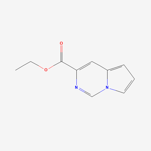 107407-80-7 ETHYL PYRROLO[1,2-C]PYRIMIDINE-3-CARBOXYLATE chemical structure