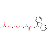 166108-71-0 [2-[2-(Fmoc-amino)ethoxy]ethoxy]acetic acid chemical structure