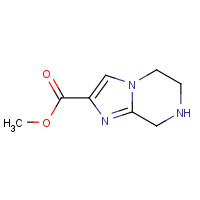 91476-81-2 Imidazo[1,2-a]pyrazine-2-carboxylic acid,5,6,7,8-tetrahydro-,methyl ester (9CI) chemical structure