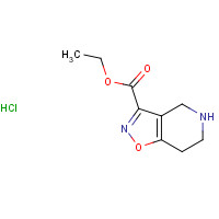 912265-91-9 Isoxazolo[4,5-c]pyridine-3-carboxylic acid,4,5,6,7-tetrahydro-,ethyl ester,monohydrochloride chemical structure