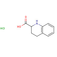 63430-98-8 L-1,2,3,4-TETRAHYDRO-QUINOLINE-2-CARBOXYLIC ACID HYDROCHLORIDE chemical structure