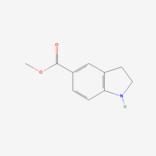 141452-01-9 methyl indoline-5-carboxylate chemical structure