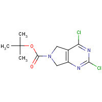 903129-71-5 TERT-BUTYL 2,4-DICHLORO-5H-PYRROLO[3,4-D]PYRIMIDINE-6(7H)-CARBOXYLATE chemical structure