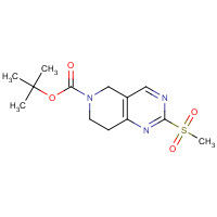 259809-79-5 TERT-BUTYL 7,8-DIHYDRO-2-(METHYLSULFONYL)PYRIDO[4,3-D]PYRIMIDINE-6(5H)-CARBOXYLATE chemical structure