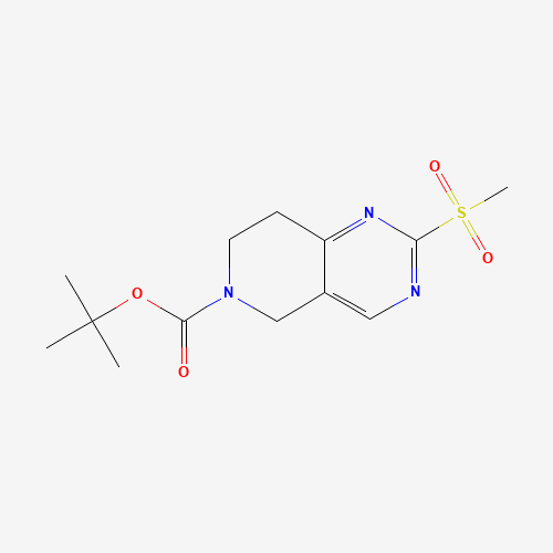 259809-79-5 TERT-BUTYL 7,8-DIHYDRO-2-(METHYLSULFONYL)PYRIDO[4,3-D]PYRIMIDINE-6(5H)-CARBOXYLATE chemical structure
