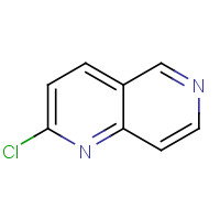 23616-33-3 2-CHLORO-1,6-NAPHTHYRIDINE chemical structure