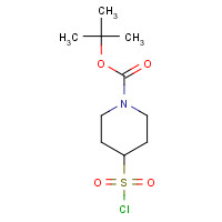 782501-25-1 4-CHLOROSULFONYL-PIPERIDINE-1-CARBOXYLIC ACID TERT-BUTYL ESTER chemical structure