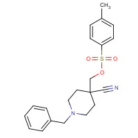270257-39-1 (1-Benzyl-4-cyanopiperidin-4-yl)methyl 4-methylbenzenesulfonate chemical structure