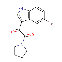 199658-92-9 1-(5-Bromo-1H-indol-3-yl)-2-(pyrrolidin-1-yl)ethane-1,2-dione chemical structure