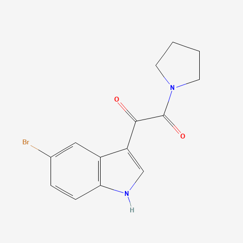 199658-92-9 1-(5-Bromo-1H-indol-3-yl)-2-(pyrrolidin-1-yl)ethane-1,2-dione chemical structure