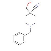 162686-53-5 1-Benzyl-4-(hydroxymethyl)piperidine-4-carbonitrile chemical structure