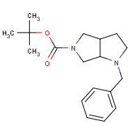 132414-80-3 TERT-BUTYL 1-BENZYLHEXAHYDROPYRROLO[3,4-B]PYRROLE-5(1H)-CARBOXYLATE chemical structure