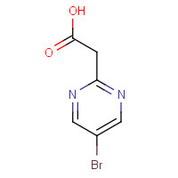 1134327-93-7 (5-Bromopyrimidin-2-yl)acetic acid chemical structure