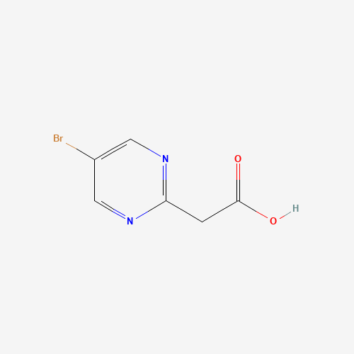 1134327-93-7 (5-Bromopyrimidin-2-yl)acetic acid chemical structure