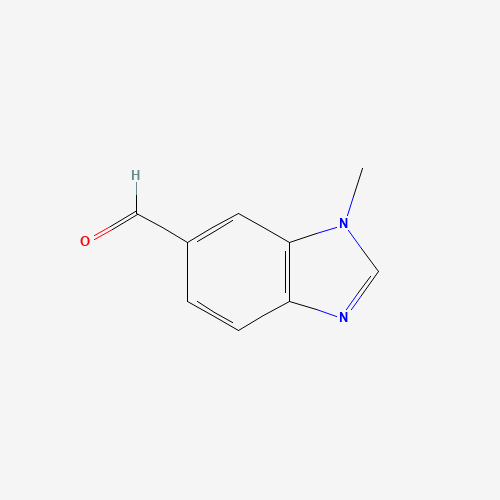 181867-19-6 1H-Benzimidazole-6-carboxaldehyde,1-methyl-(9CI) chemical structure