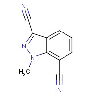 256228-69-0 1H-INDAZOLE-3,7-DICARBONITRILE,1-METHYL- chemical structure