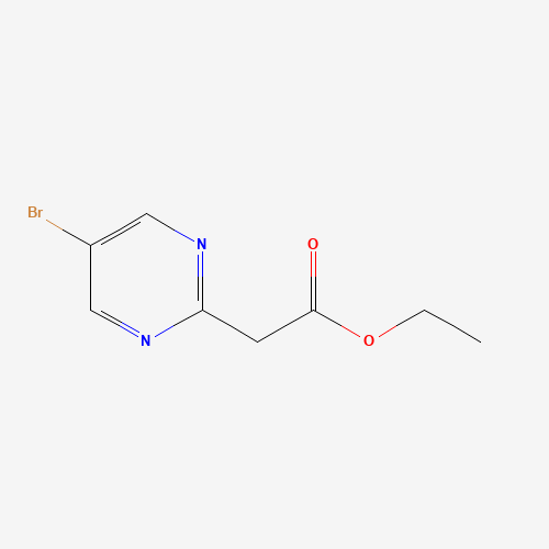 1134327-91-5 (5-Bromopyrimidin-2-yl)acetic acid ethyl ester chemical structure