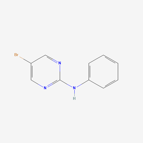 886365-88-4 (5-BROMO-PYRIMIDIN-2-YL)-PHENYL-AMINE chemical structure