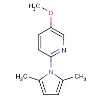 638352-78-0 5-METHOXY-2-(2,5-DIMETHYL-1H-PYRROL-1-YL)PYRIDINE chemical structure