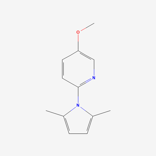638352-78-0 5-METHOXY-2-(2,5-DIMETHYL-1H-PYRROL-1-YL)PYRIDINE chemical structure