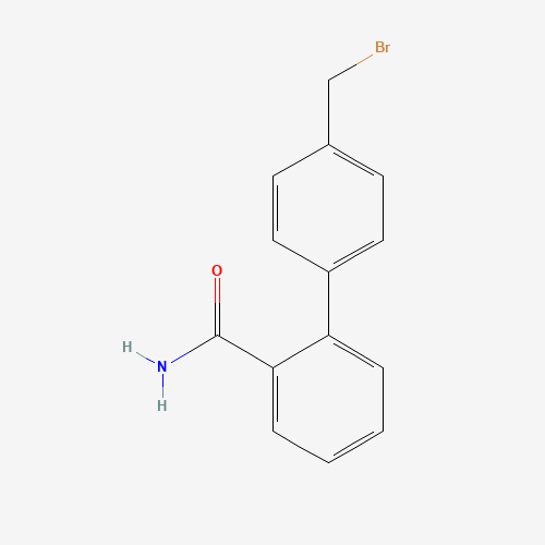 147404-72-6 4'-(Bromomethyl)biphenyl-2-carboxamide chemical structure