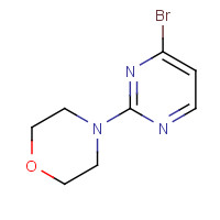 663194-10-3 4-(4-BROMOPYRIMIDIN-2-YL)MORPHOLINE chemical structure
