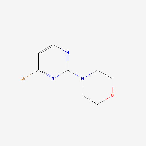 663194-10-3 4-(4-BROMOPYRIMIDIN-2-YL)MORPHOLINE chemical structure