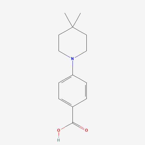 406233-26-9 4-(4,4-DIMETHYL-PIPERIDIN-1-YL)-BENZOIC ACID chemical structure