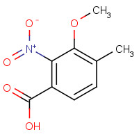 57281-77-3 3-Methoxy-4-methyl-2-nitrobenzoic acid chemical structure