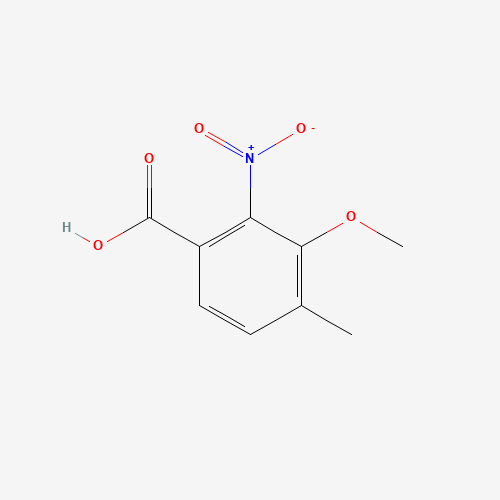57281-77-3 3-Methoxy-4-methyl-2-nitrobenzoic acid chemical structure