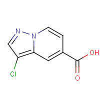 876379-80-5 3-chloroH-pyrazolo[1,5-a]pyridine-5-carboxylic acid chemical structure