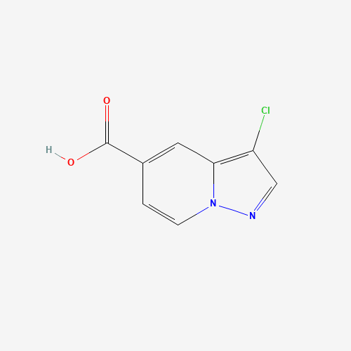 876379-80-5 3-chloroH-pyrazolo[1,5-a]pyridine-5-carboxylic acid chemical structure