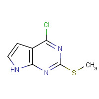 57564-94-0 5-chloro-3-methylsulfanyl-2,4,9-triazabicyclo[4.3.0]nona-2,4,7,10-tetraene chemical structure