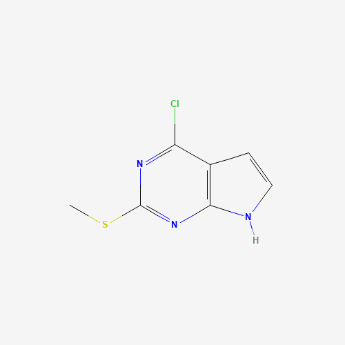 57564-94-0 5-chloro-3-methylsulfanyl-2,4,9-triazabicyclo[4.3.0]nona-2,4,7,10-tetraene chemical structure
