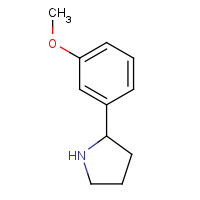 103861-77-4 2-(3-METHOXYPHENYL)PYRROLIDINE chemical structure